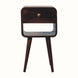 Bokel Home Bedside Tables Hamade Open Bedside Table with Lower Slot, Small - California Walnut