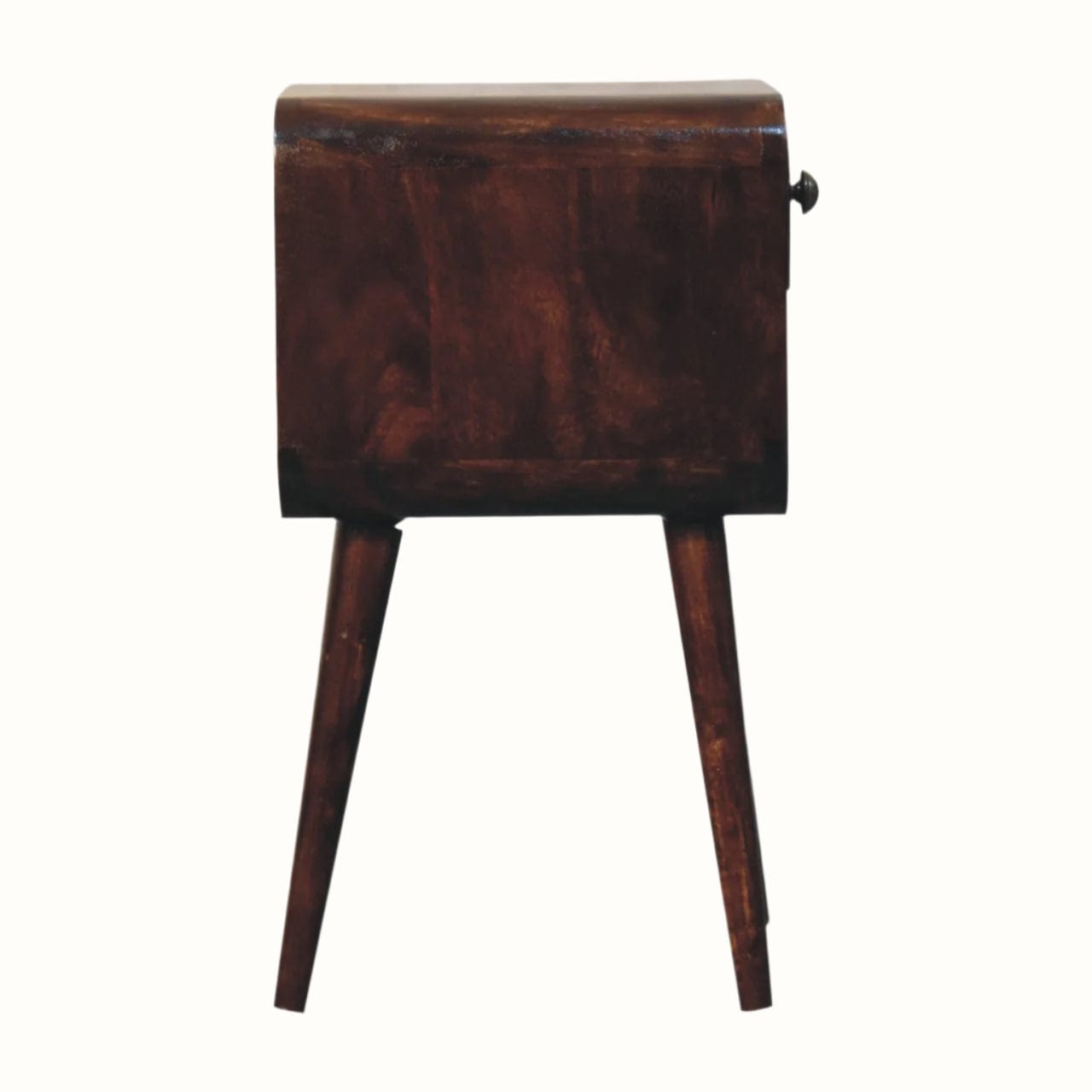 Bokel Home Bedside Tables Hamade Open Bedside Table with Lower Slot, Small - California Walnut
