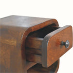 Bokel Home Bedside Tables Hamade Open Wall-Mounted Bedside Table, Mini - Chestnut