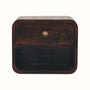 Bokel Home Bedside Tables Hamade Open Wall-Mounted Bedside Table, Small - California Walnut