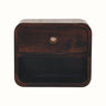 Bokel Home Bedside Tables Hamade Open Wall-Mounted Bedside Table, Small - California Walnut