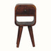 Bokel Home Bedside Tables Hamade Reverse Open Bedside Table, Mini - Chestnut