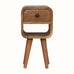 Bokel Home Bedside Tables Hamade Reverse Open Bedside Table, Mini - Natural