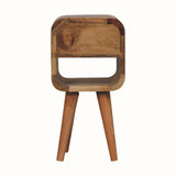 Bokel Home Bedside Tables Hamade Reverse Open Bedside Table, Mini - Natural