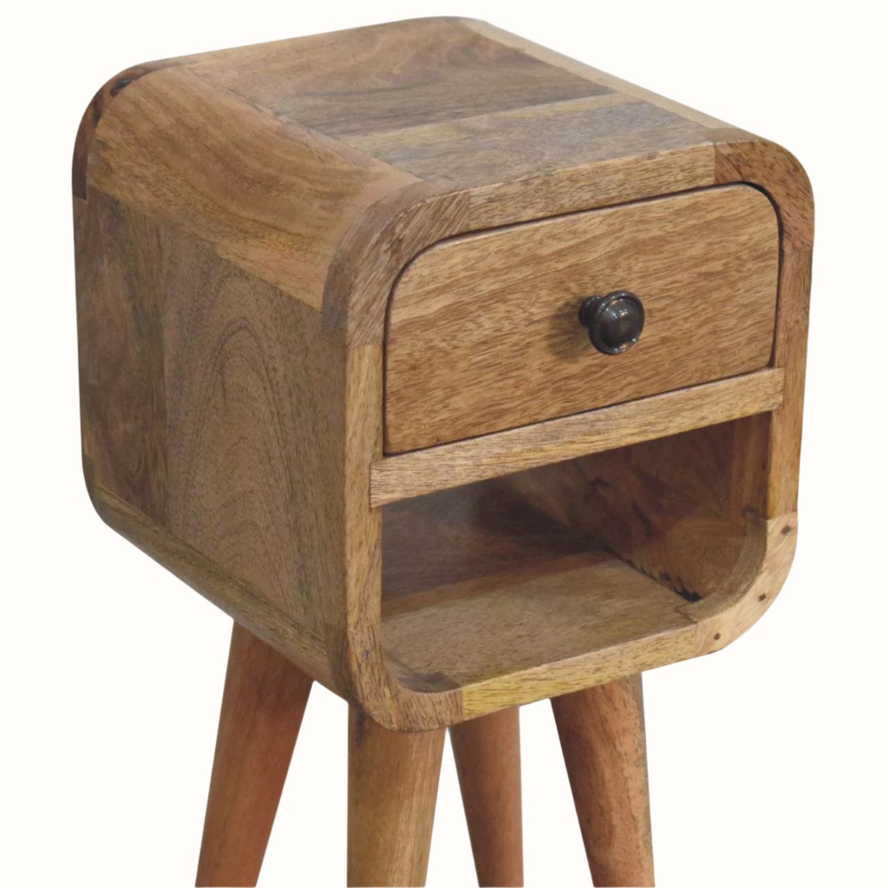 Bokel Home Bedside Tables Hamade Reverse Open Bedside Table, Mini - Natural