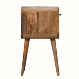 Bokel Home Bedside Tables Hamade Reverse Open Bedside Table, Small - Natural