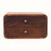 Bokel Home Bedside Tables Hamade Wall Mounted 2 Drawer Bedside Table - California Walnut