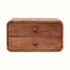 Bokel Home Bedside Tables Hamade Wall Mounted 2 Drawer Bedside Table - Honey Caramel