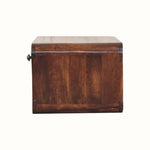 Bokel Home Bedside Tables Hamade Wall Mounted Open Bedside Table, Medium - California Walnut