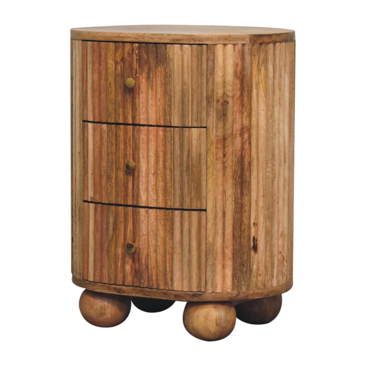 Bokel Home Bedside Tables Jalla Bedside Table, Medium - Natural