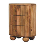 Bokel Home Bedside Tables Jalla Bedside Table, Medium - Natural
