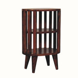 Bokel Home Bedside Tables Kimber 2 Shelf Bedside Table - Chestnut