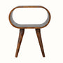 Bokel Home Bedside Tables Laurie Open Bedside Table - Chestnut