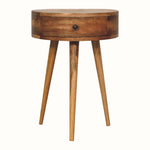 Bokel Home Bedside Tables Lauro Semi Circle Bedside Table - Natural