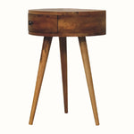 Bokel Home Bedside Tables Lauro Semi Circle Bedside Table - Natural