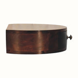 Bokel Home Bedside Tables Lauro Wall Mounted Bedside Table - California Walnut