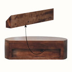 Bokel Home Bedside Tables Lauro Wall Mounted Bedside Table - Honey Caramel