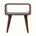Bokel Home Bedside Tables Leckie Bedside Table, Medium - Chestnut