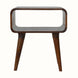 Bokel Home Bedside Tables Leckie Bedside Table, Medium - Chestnut