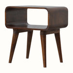 Bokel Home Bedside Tables Leckie Bedside Table, Medium - Chestnut