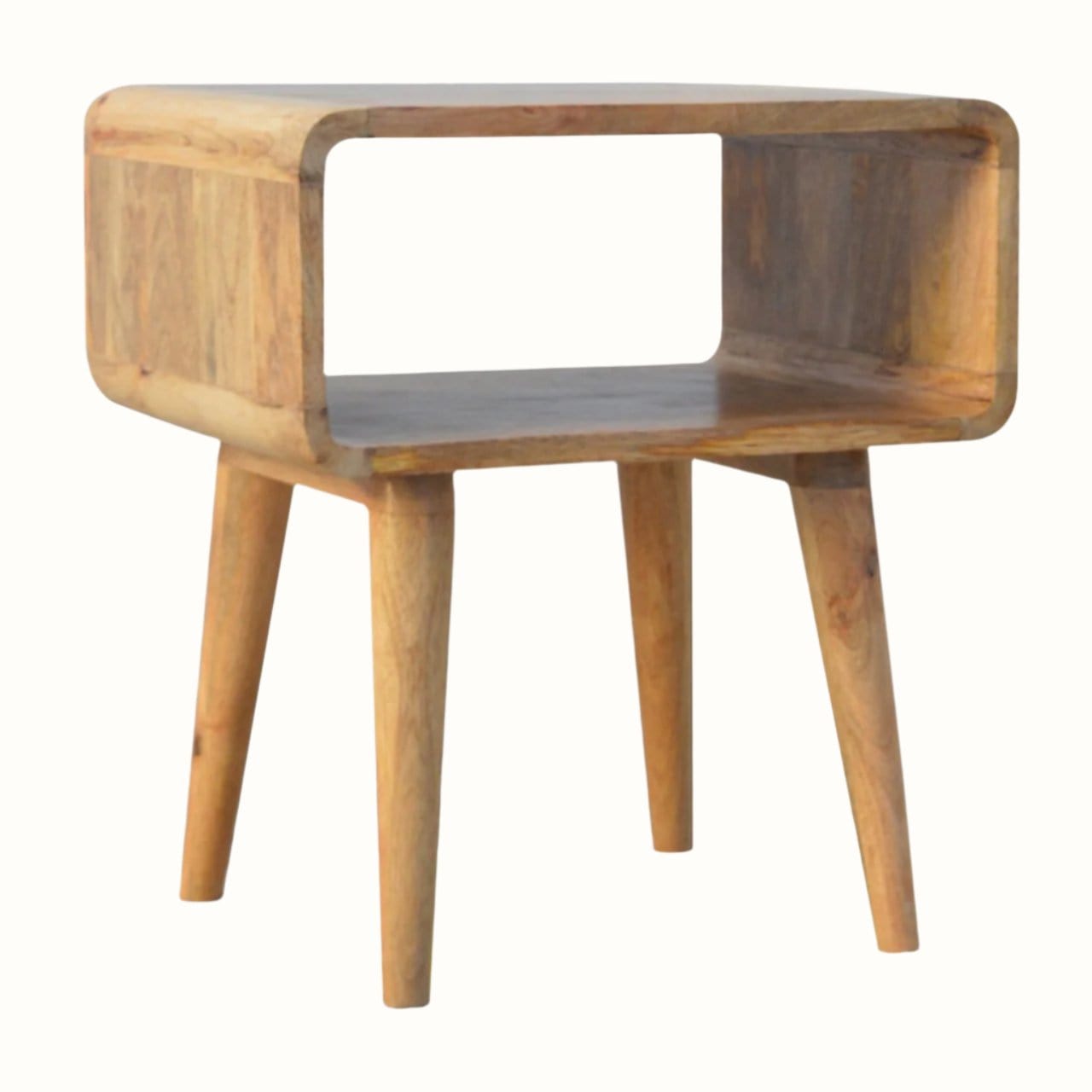 Bokel Home Bedside Tables Leckie Bedside Table, Medium - Natural