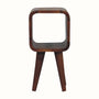 Bokel Home Bedside Tables Leckie Bedside Table, Mini - Chestnut