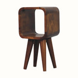 Bokel Home Bedside Tables Leckie Bedside Table, Mini - Chestnut
