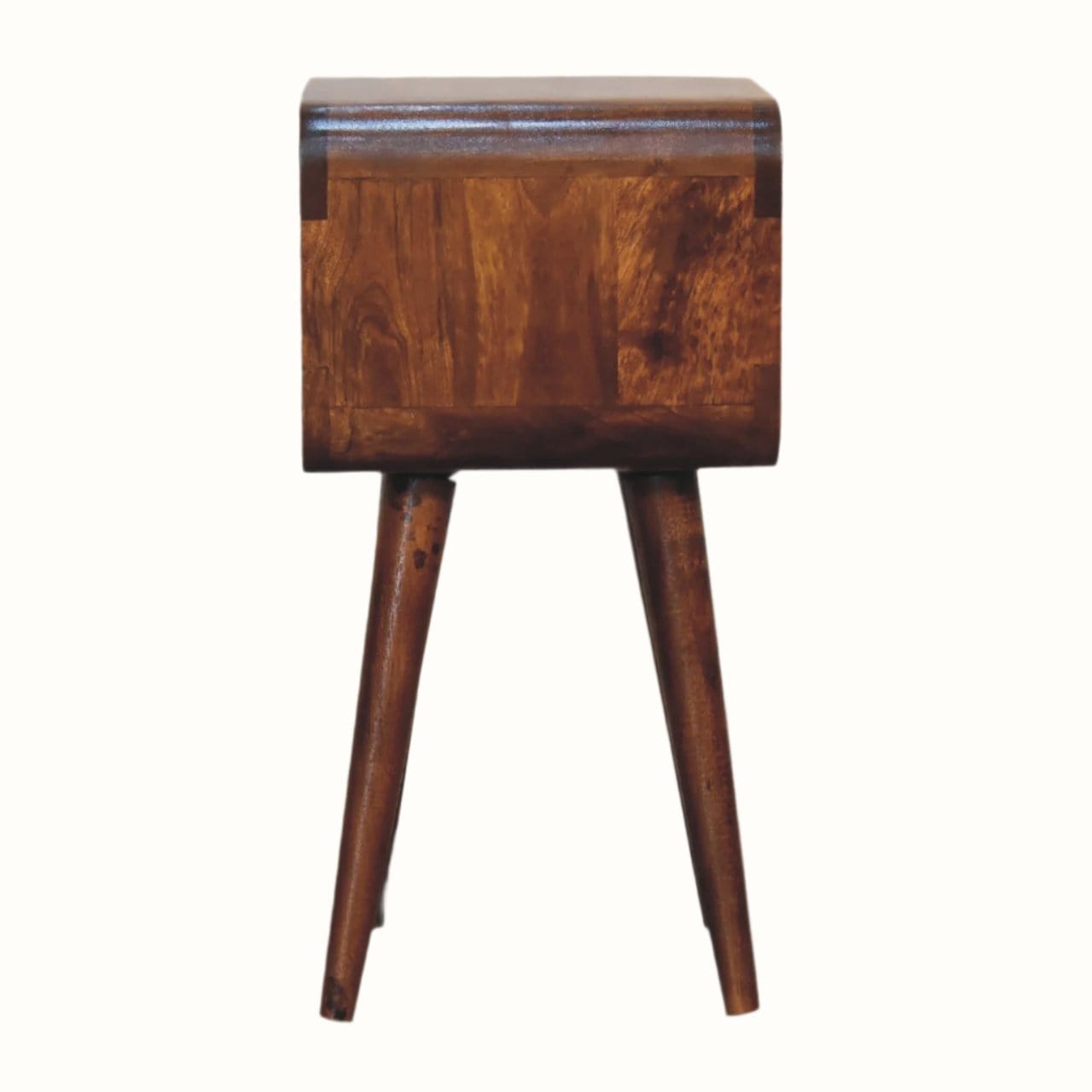Bokel Home Bedside Tables Leckie Bedside Table, Small - Chestnut