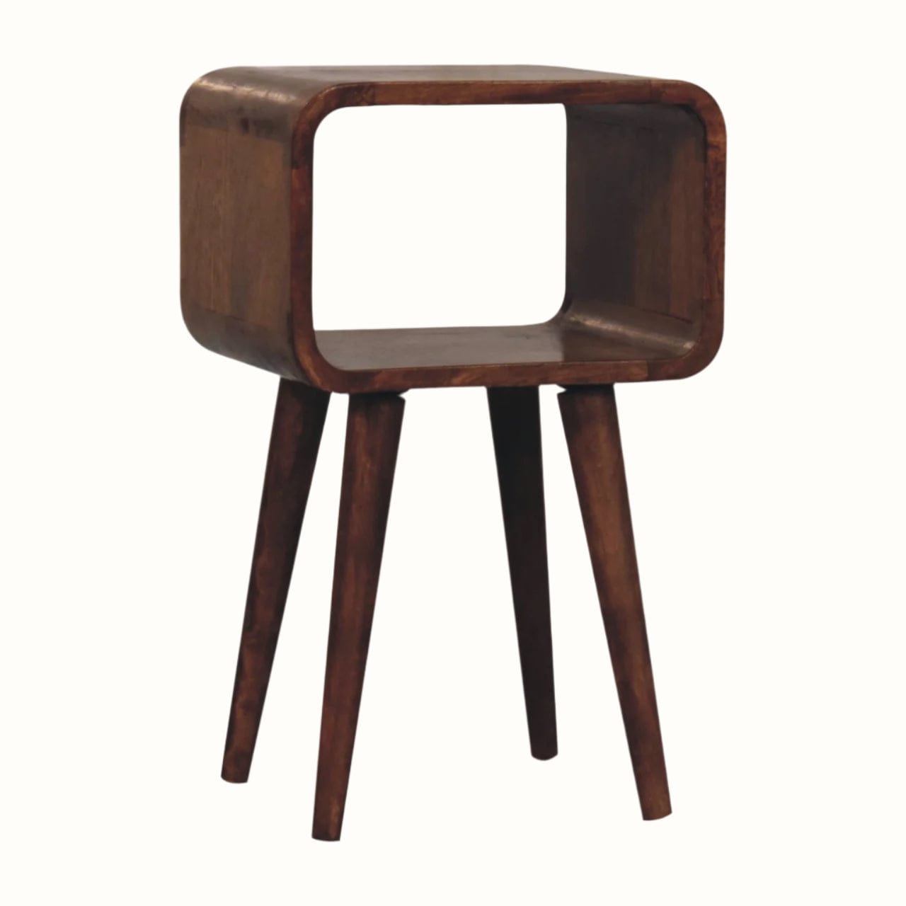 Bokel Home Bedside Tables Leckie Bedside Table, Small - Honey Caramel
