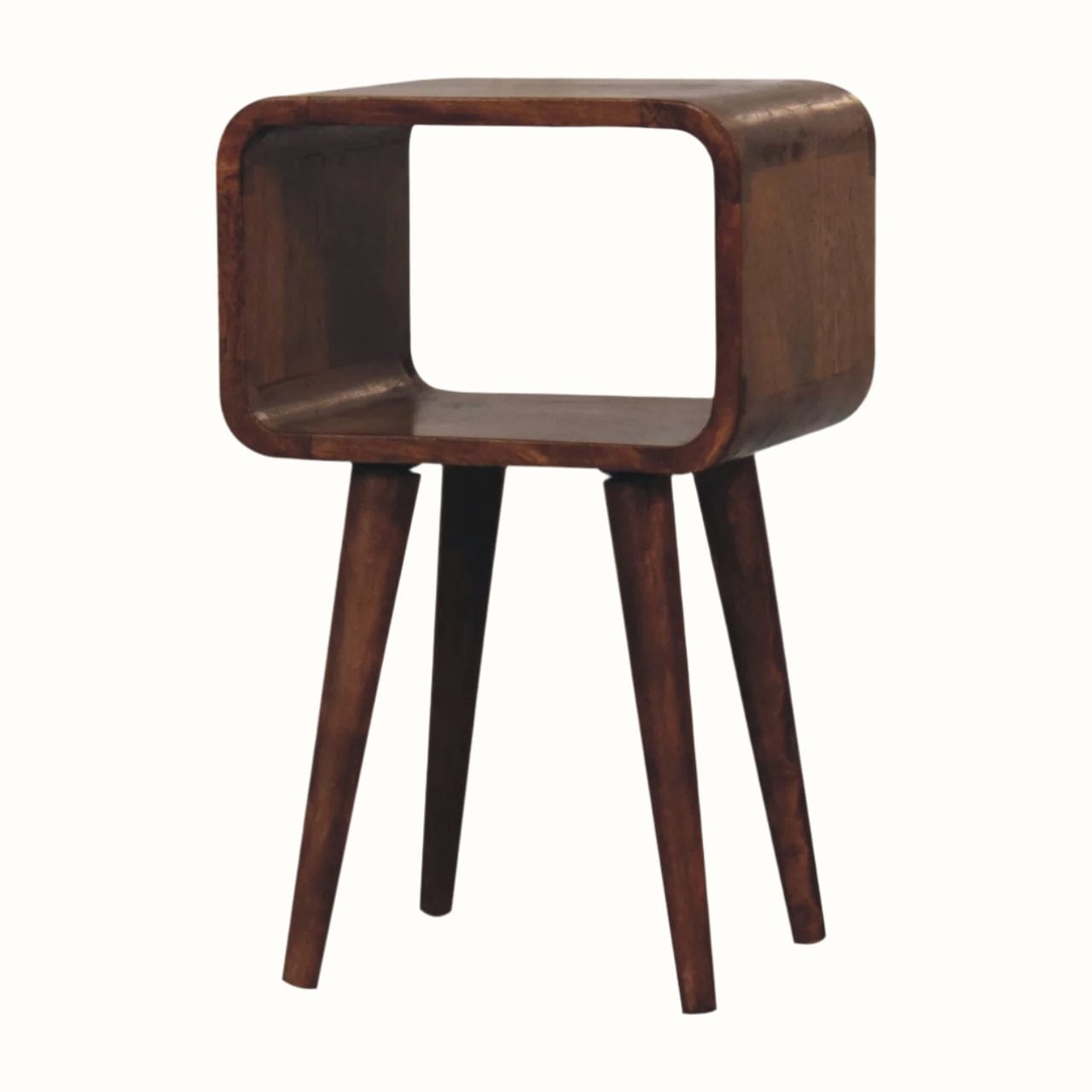 Bokel Home Bedside Tables Leckie Bedside Table, Small - Honey Caramel