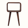 Bokel Home Bedside Tables Leckie Bedside Table, Small - Honey Caramel