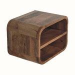 Bokel Home Bedside Tables Leckie Wall-Mounted Bedside Table, Small - Natural