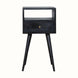 Bokel Home Bedside Tables Littler Bedside Table, Small - Ash Black