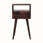 Bokel Home Bedside Tables Littler Bedside Table, Small - California Walnut