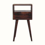 Bokel Home Bedside Tables Littler Bedside Table, Small - California Walnut