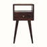 Bokel Home Bedside Tables Littler Bedside Table, Small - California Walnut