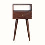 Bokel Home Bedside Tables Littler Bedside Table, Small - Cherry
