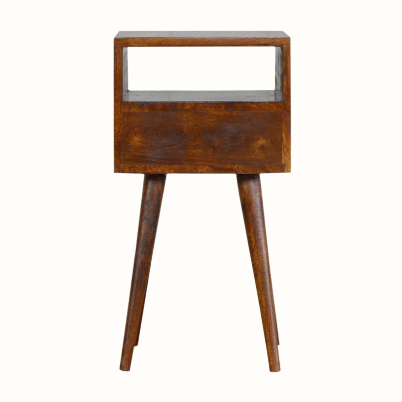 Bokel Home Bedside Tables Littler Bedside Table, Small - Chestnut