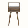Bokel Home Bedside Tables Littler Bedside Table, Small - Grey Wash