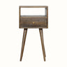 Bokel Home Bedside Tables Littler Bedside Table, Small - Grey Wash