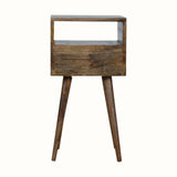 Bokel Home Bedside Tables Littler Bedside Table, Small - Grey Wash