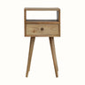 Bokel Home Bedside Tables Littler Bedside Table, Small - Natural