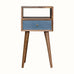 Bokel Home Bedside Tables Littler Bedside Table, Small - Natural/Blue