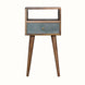 Bokel Home Bedside Tables Littler Bedside Table, Small - Natural/Duck Egg