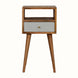 Bokel Home Bedside Tables Littler Bedside Table, Small - Natural/Sky Blue