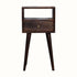 Bokel Home Bedside Tables Littler Bedside Table, Small - Walnut