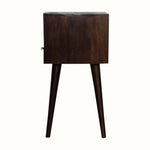 Bokel Home Bedside Tables Littler Bedside Table, Small - Walnut