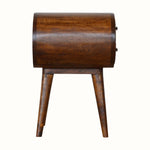 Bokel Home Bedside Tables Merrill 2 Drawer Bedside Table, Medium - Chestnut
