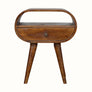 Bokel Home Bedside Tables Merrill Open Bedside Table - Chestnut