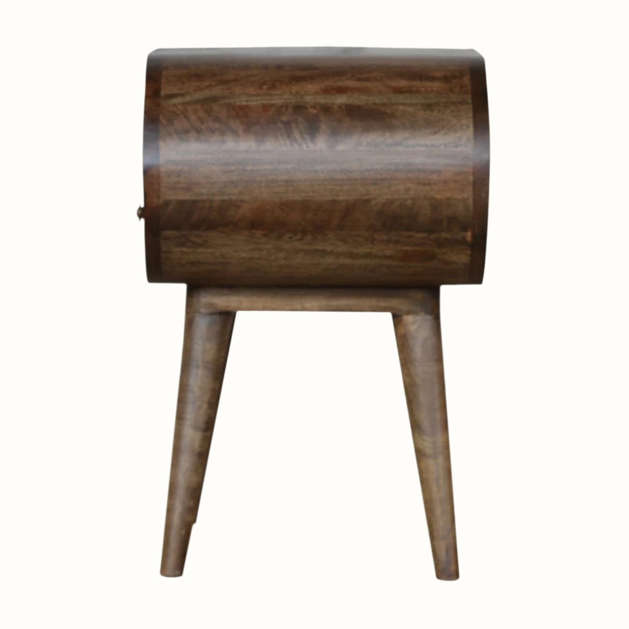 Bokel Home Bedside Tables Merrill Open Bedside Table - Grey Wash